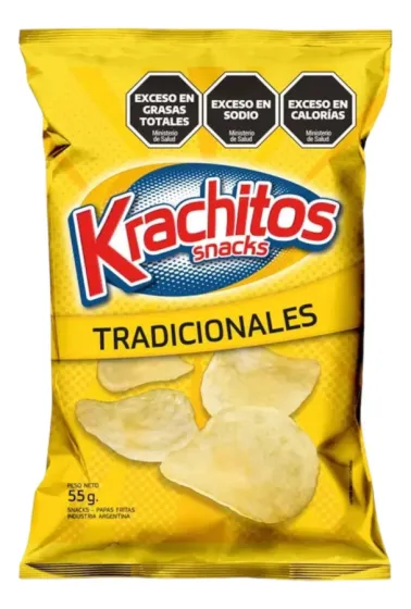 Papas fritas Krachitos Snacks original 55 g