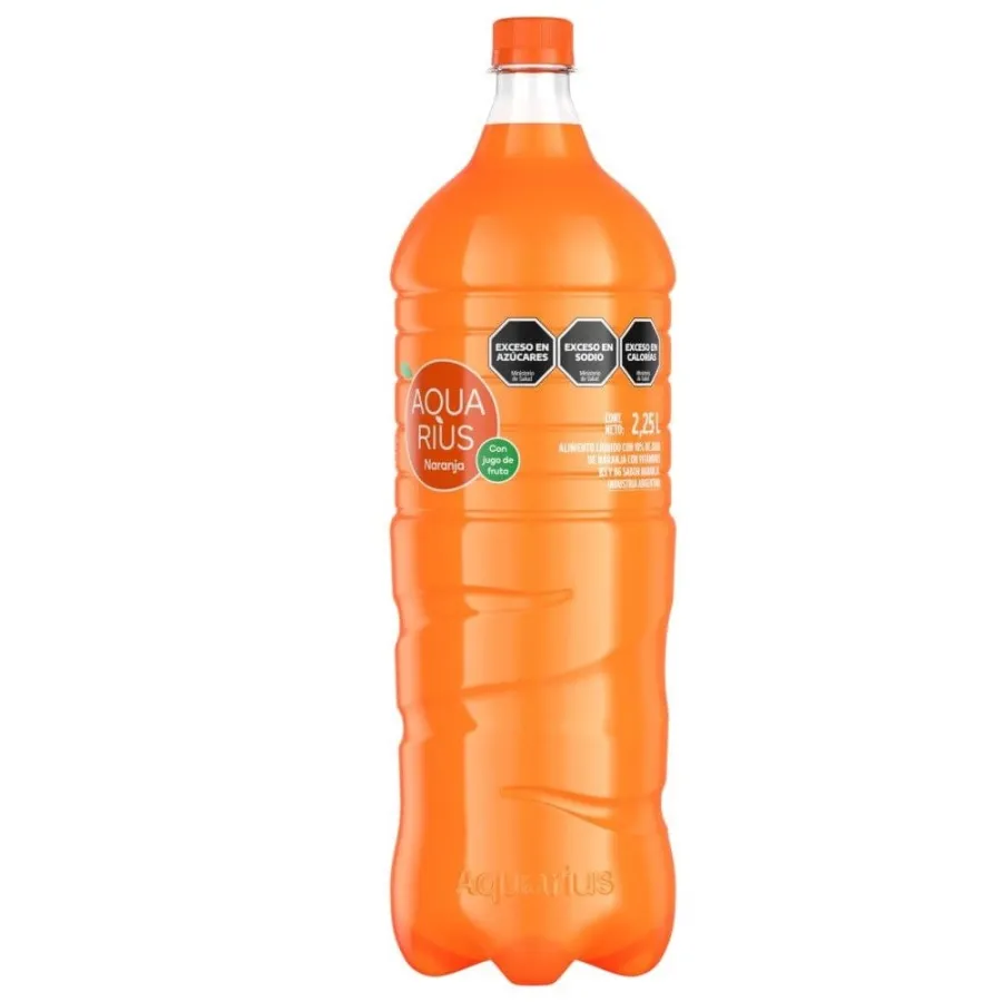 AGUA SABORIZADA AQUARIUS X 2.25LT NARANJA