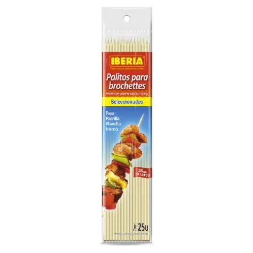 PALITOS P/BROCHETTE IBERIA 25*25CM