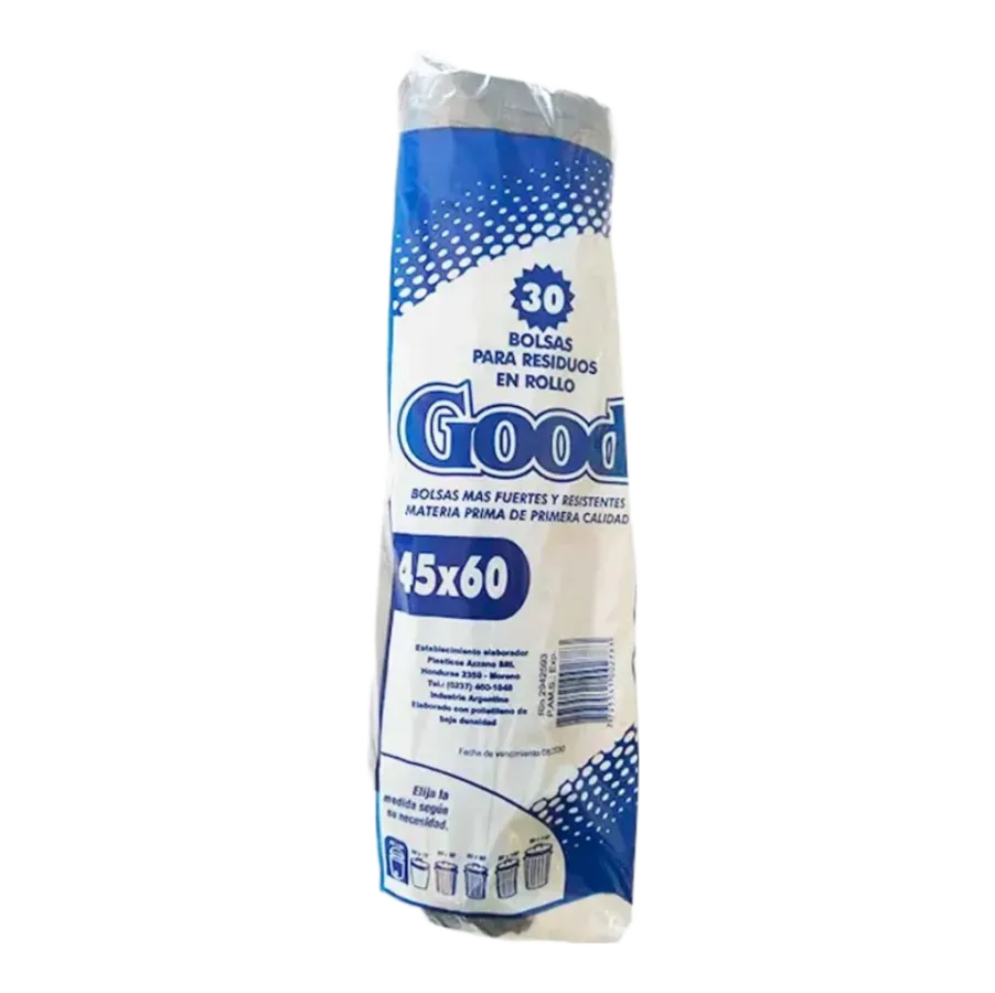 BOLSAS GOOD RESIDUOS 45 X 60 X 30UNID
