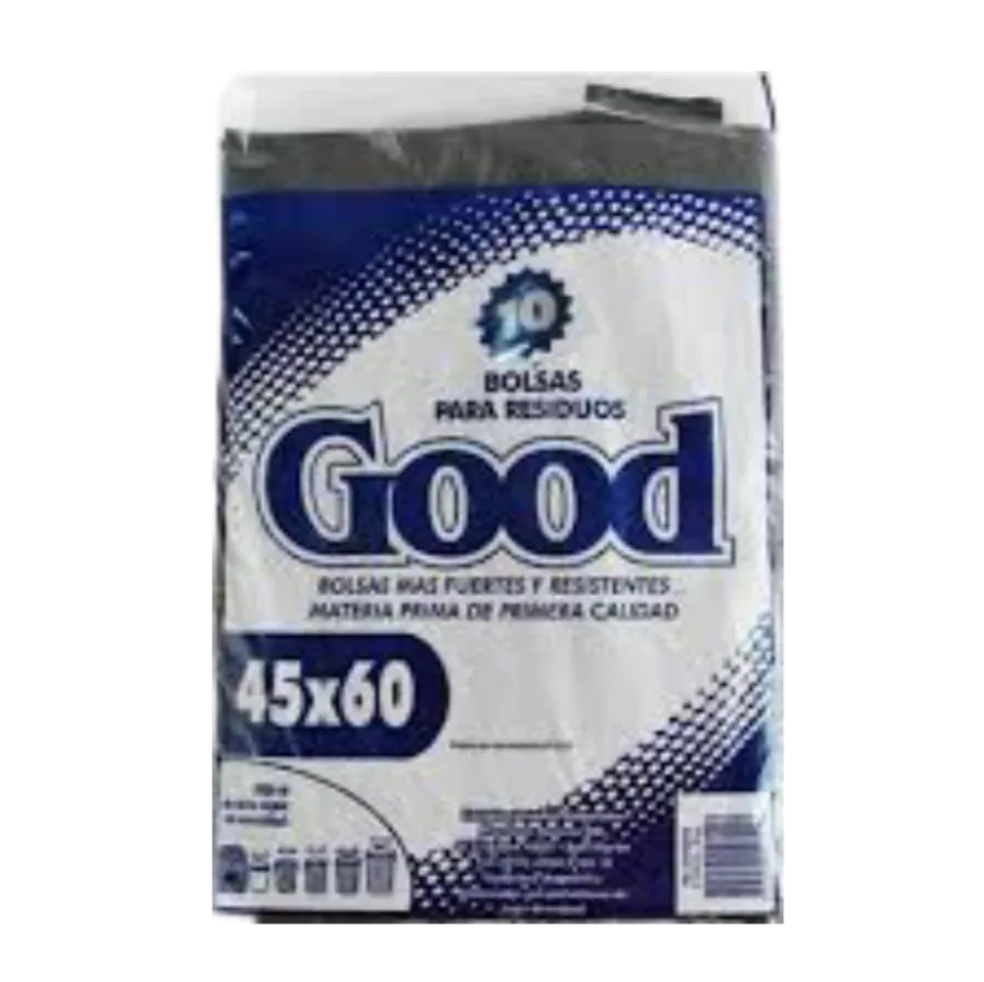 BOLSAS GOOD RESIDUOS 45X60 X10 UNID 100