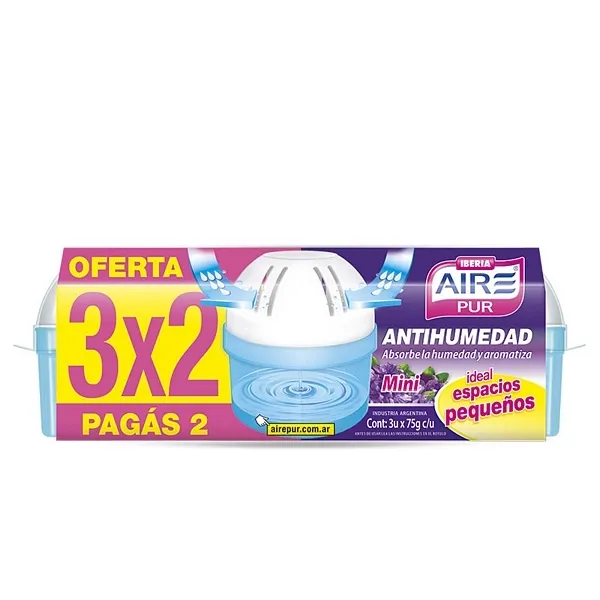 AIRE PUR ANITHUM MINI PACK 3X2 BULTO X 8