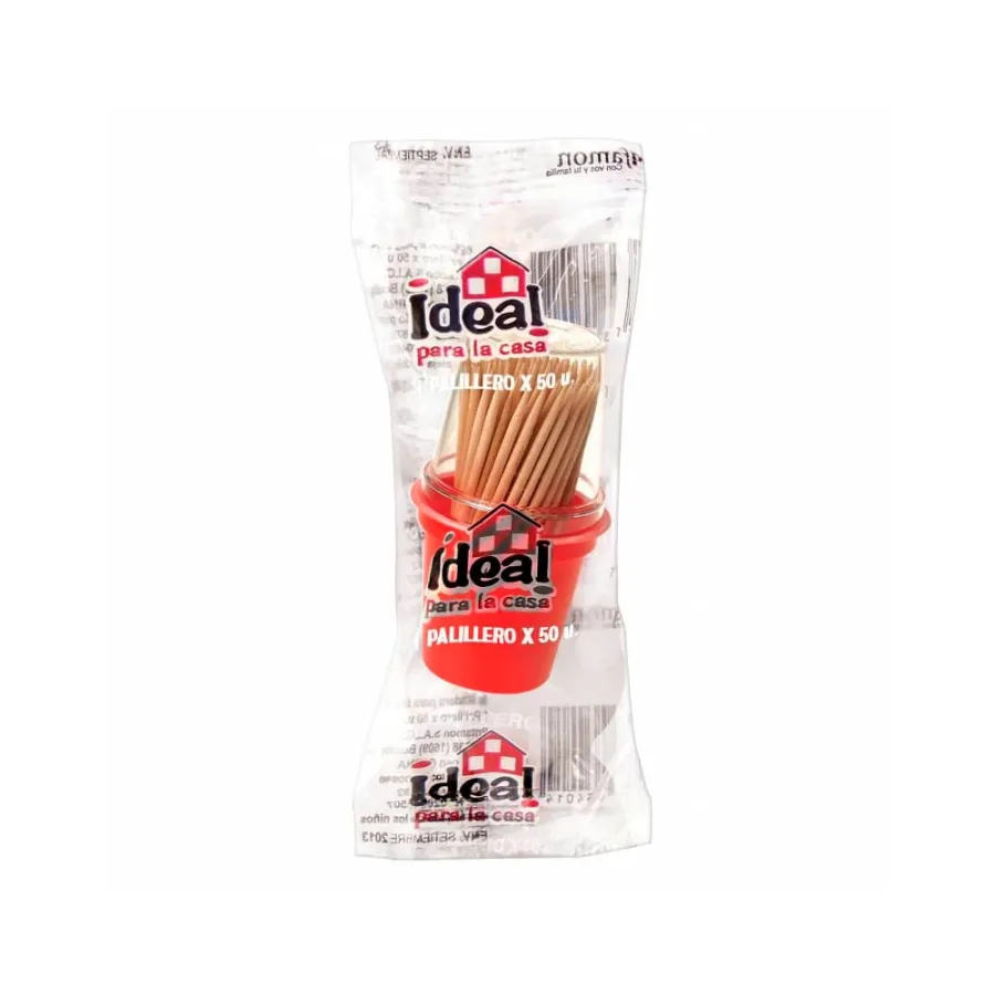 PALILLERO IDEAL BOLSITA 48 X 2 X 50UNID
