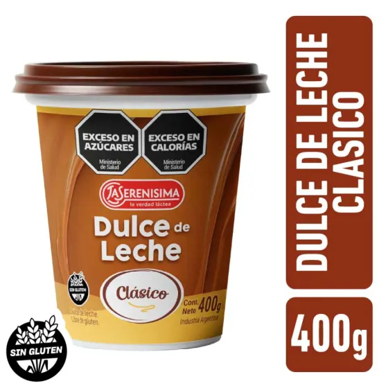 Dulce De Leche Cl&aacute;sico La Seren&iacute;sima 400 Gr