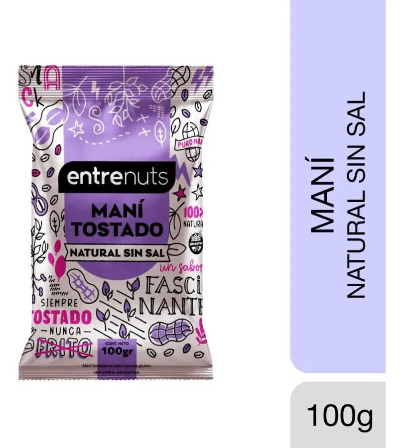 MANI ENTRENUTS TOST SIN SAL 12 X 100GRS