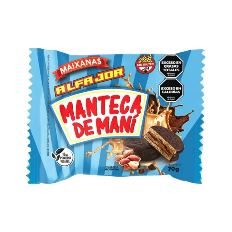 ALFAJOR MAIXANAS MANI 6 X 14UNID