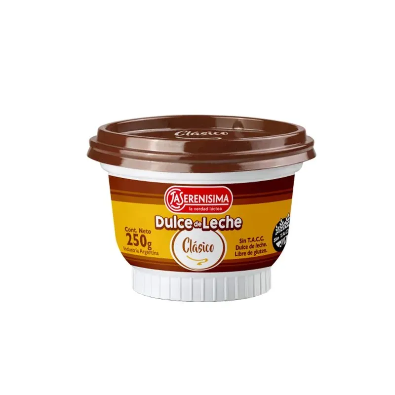 DULCE DE LECHE LA SERENISIMA CLASICO*250GRS