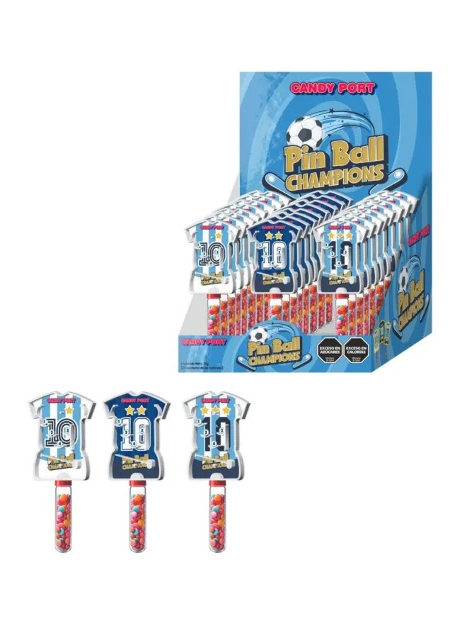 CONFITERO CANDY PORT PIN BALL 8 X 24 UNID