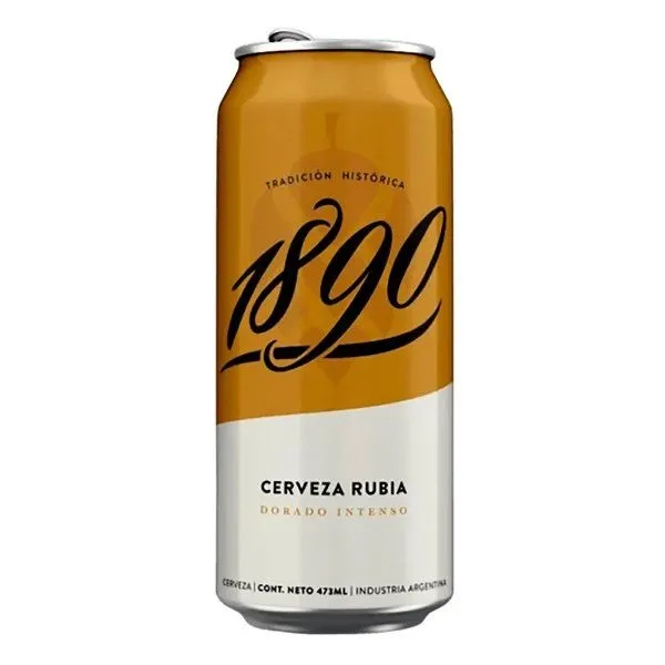 LATA CERVEZA QUILMES 1890 *473CC.