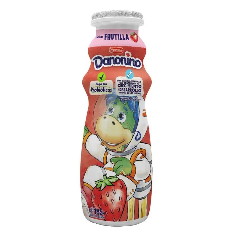 DANONINO BOTELLITA FRUTILLA*185GRS
