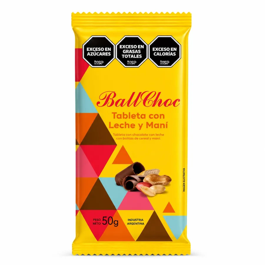 CHOCOLATE BALLCHOC LECHE Y MANI 40*50GRS