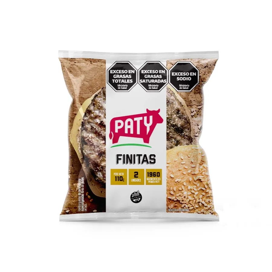HAMBURGUESA PATY FINITAS 2*36 X 55