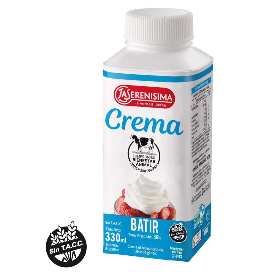 CREMA LA SERENISIMA TETRA*330CC