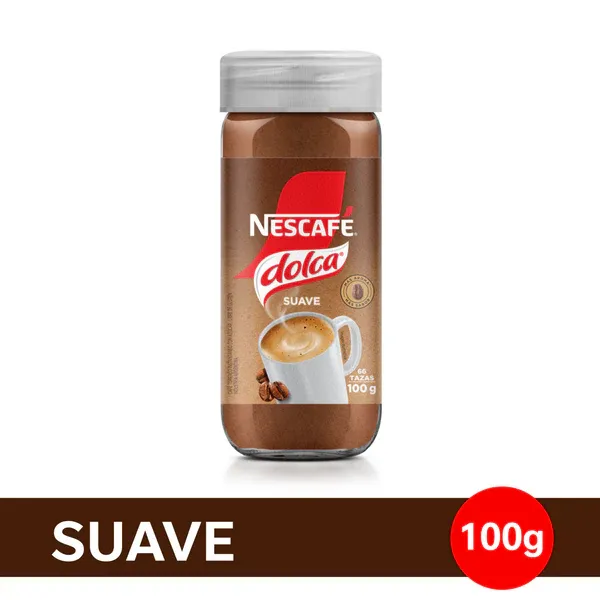 NESCAFE DOLCA SUAVE FRASCO 6 X 100GR