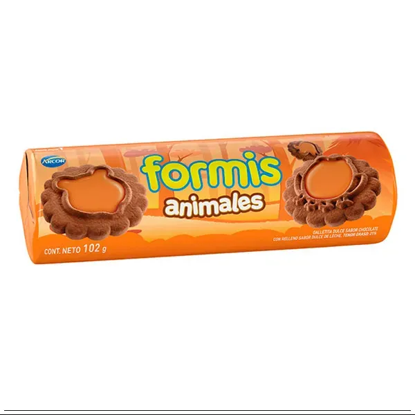 GALLETITAS. FORMIS CHOCO/DDL 36*102GRS