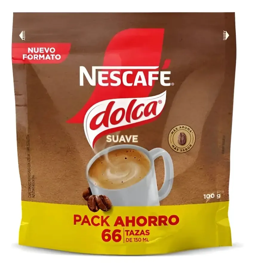 NESCAFE DOLCA SUAVE DOYPACK X 100GRS