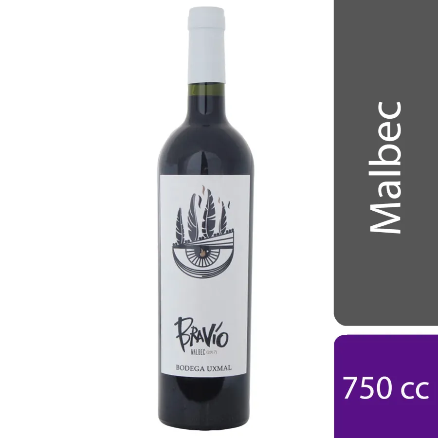 VINO BRAVIO MALBEC 6*750CC