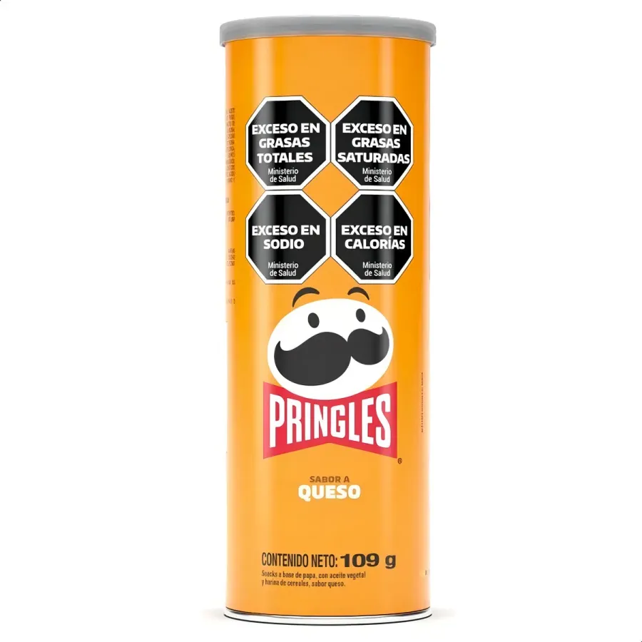 PRINGLES QUESO 18 X 109GRS