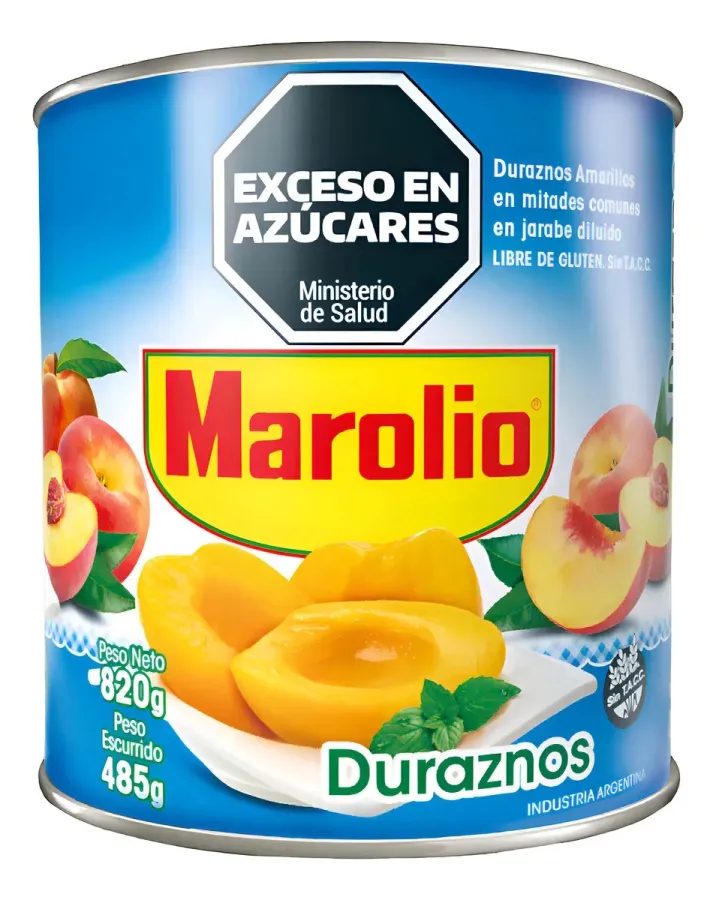 DURAZNOS MAROLIO MITAD 12*820GR