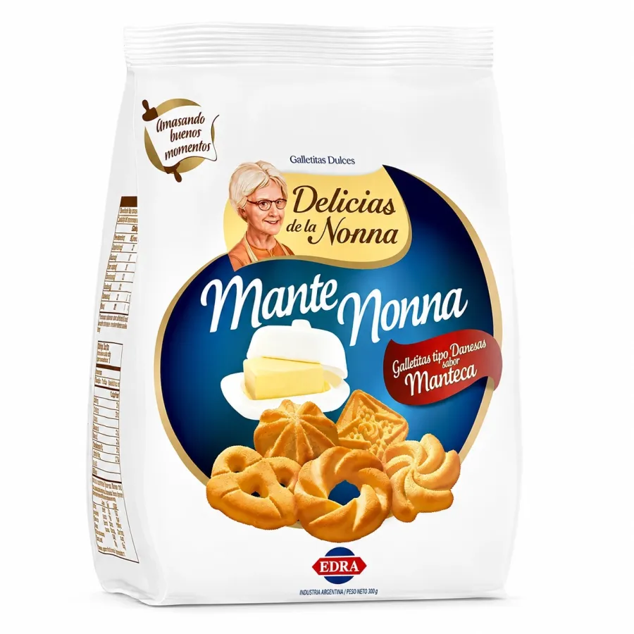 GALLETITAS DDLN MANTENONNAS 15 X 300GRS