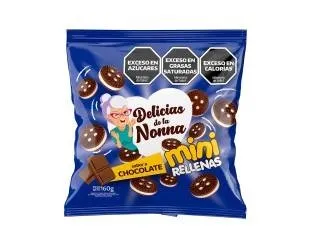 GALLETITAS DDLN MINI RELL CHOCO 24 X 160GRS