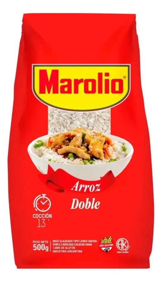 ARROZ MAROLIO DOBLE 12 X 500GRS