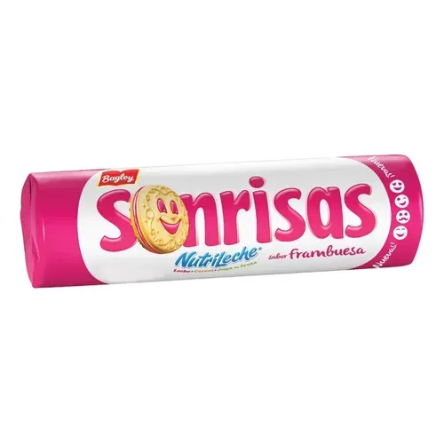 GALLETITAS. SONRISAS FRAMB. 36*108GRS