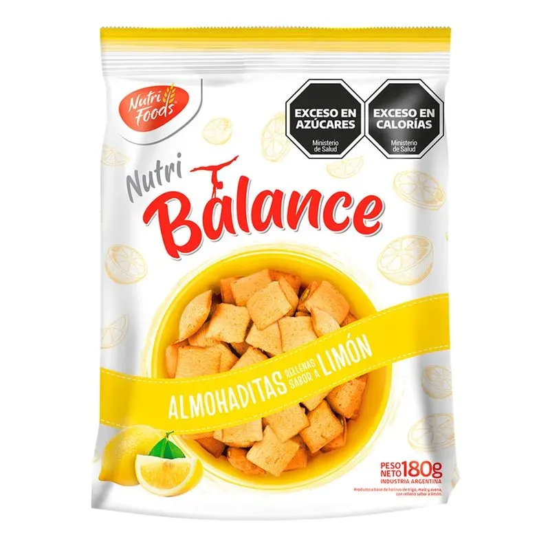 ALMOHADITAS NUTRIFOOD LIMON 20*180GRS