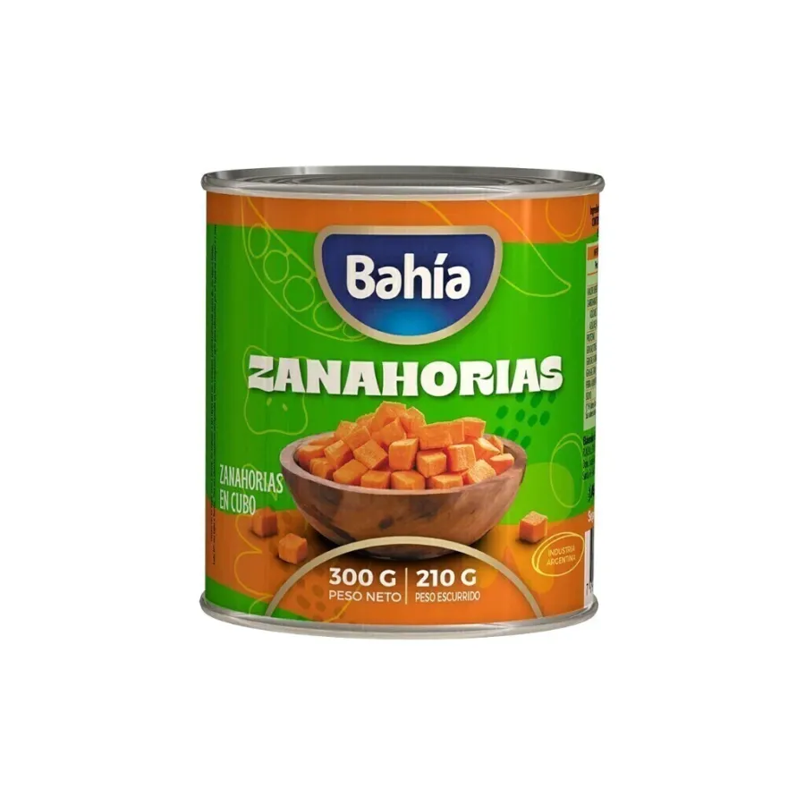 ZANAHORIA BAHIA EN CUBOS 24 X 300GRS