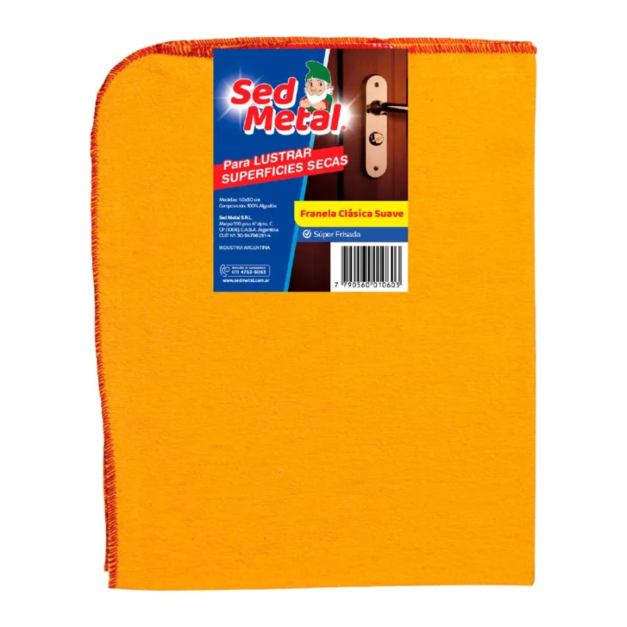 FRANELA SED METAL CLASICA SUAVE