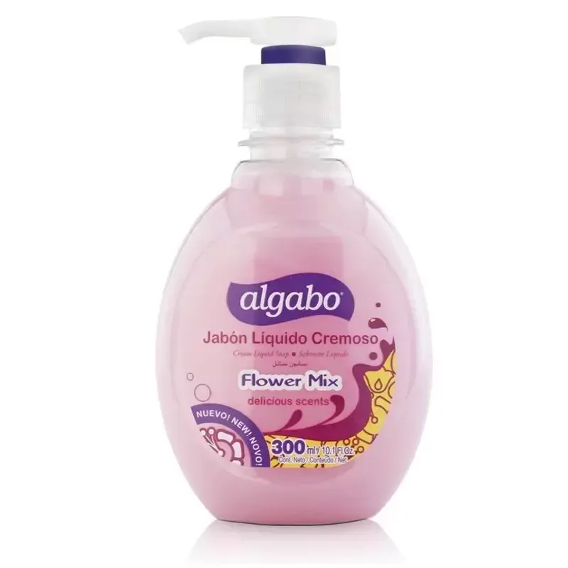 JABON LIQ ALGABO FLOWER MIX X 300CC