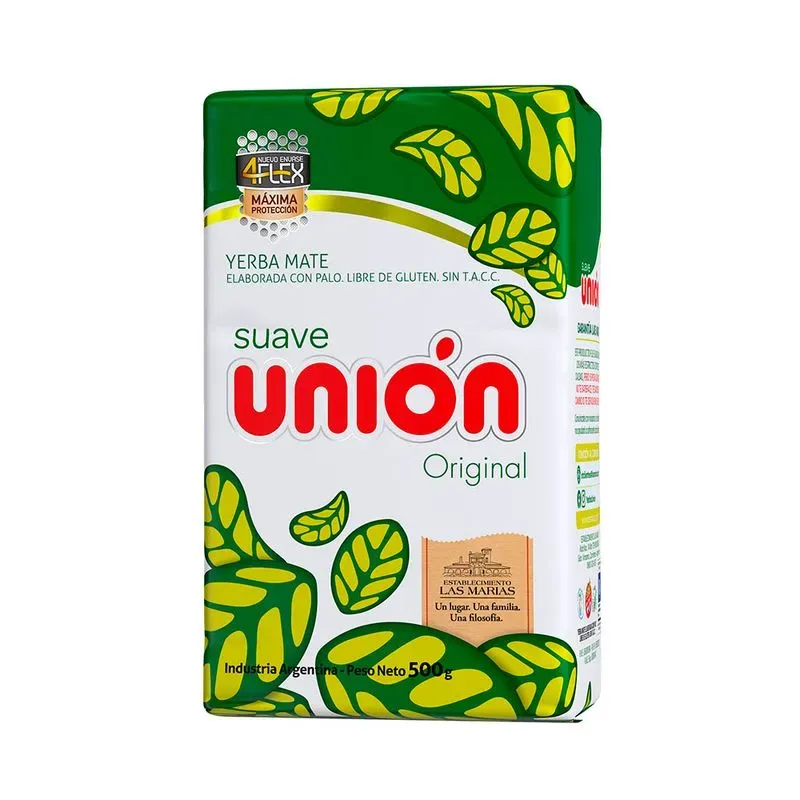 YERBA UNION C/PALO 10*500GRS.