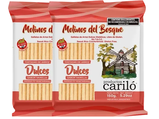 GALLETITAS MOLINOS DEL BOSQUE DULCES ROSA 18 X 150GRS