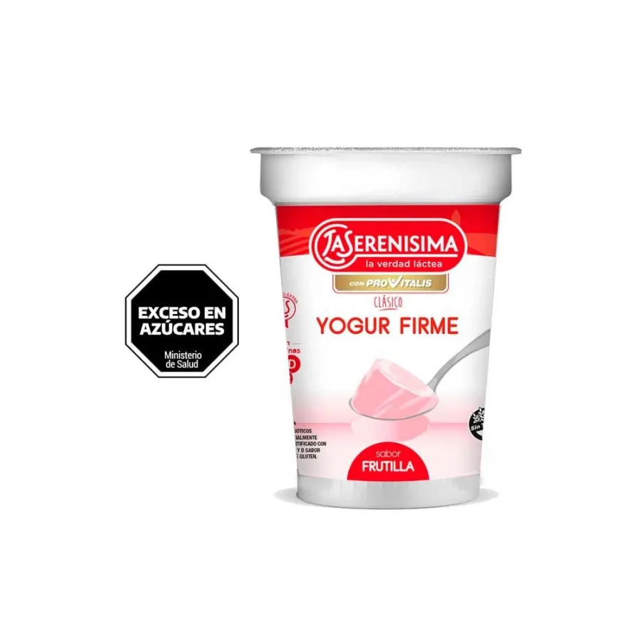 YOGUR LA SERENISIMA FIRME ENT FRUT X 190GRS