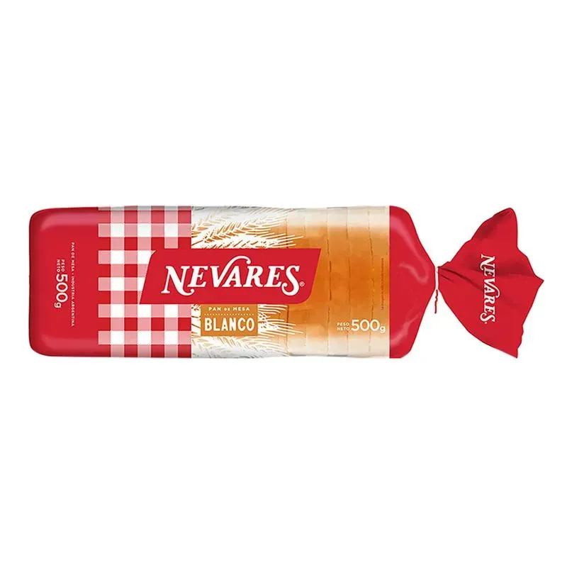 PAN DE MESA NEVARES BLANCO 5 X 500GRS