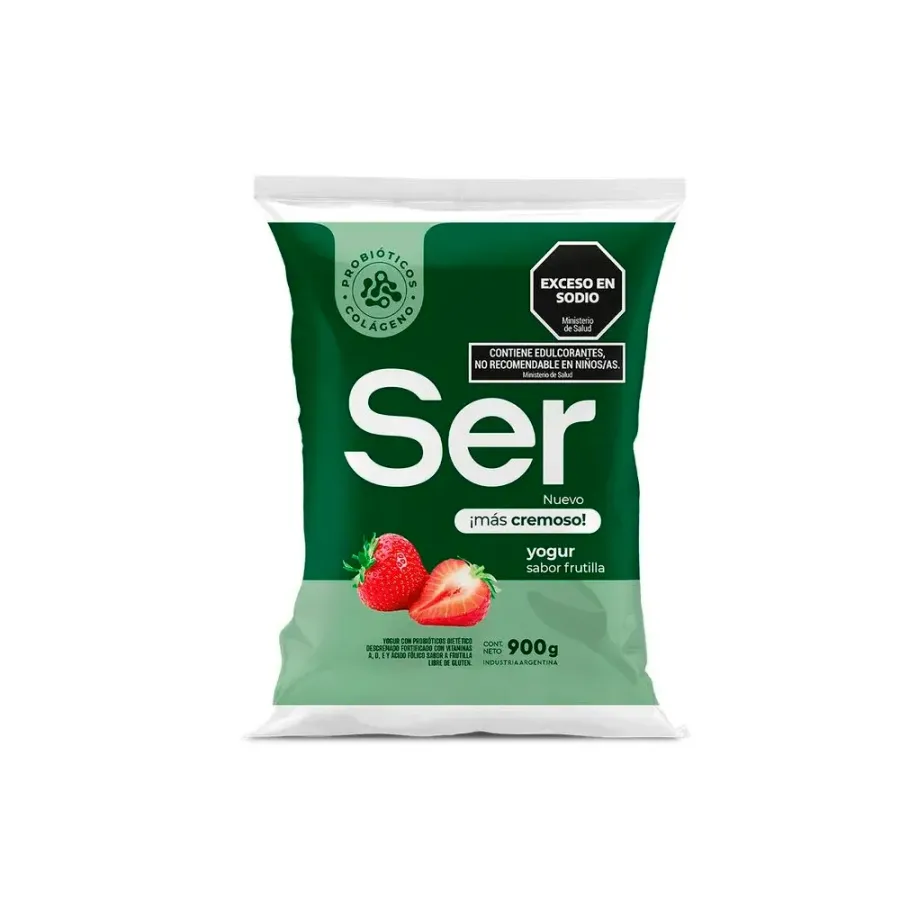 YOGUR SER SACHET FRUTILLA DESC.*1000GRS