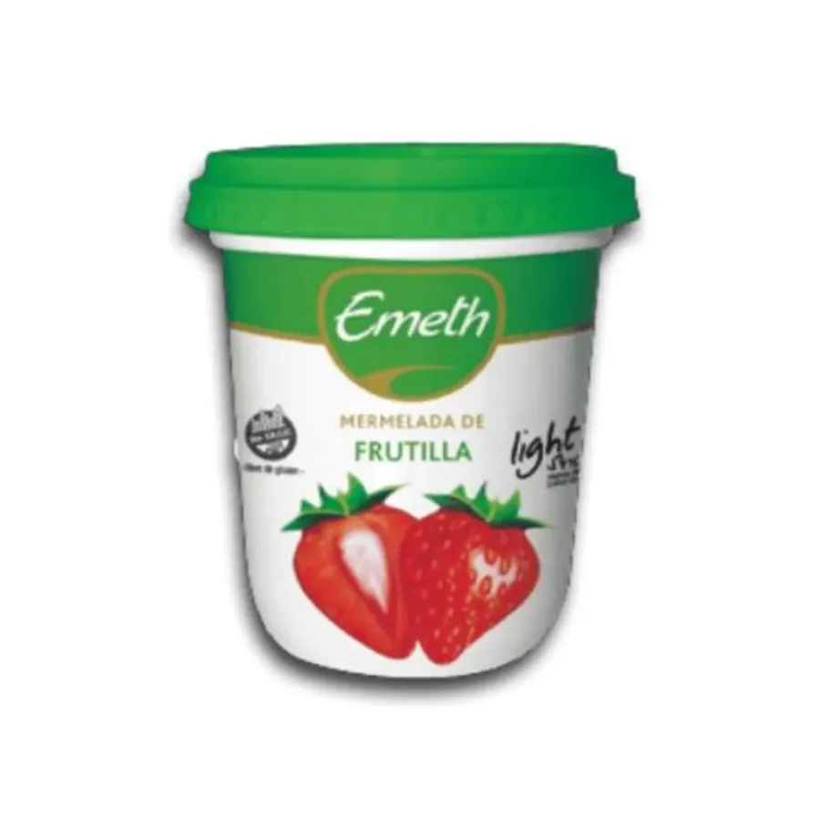 MERMELADA. EMETH POTE FRUTILLA LIGHT 12*420GRS