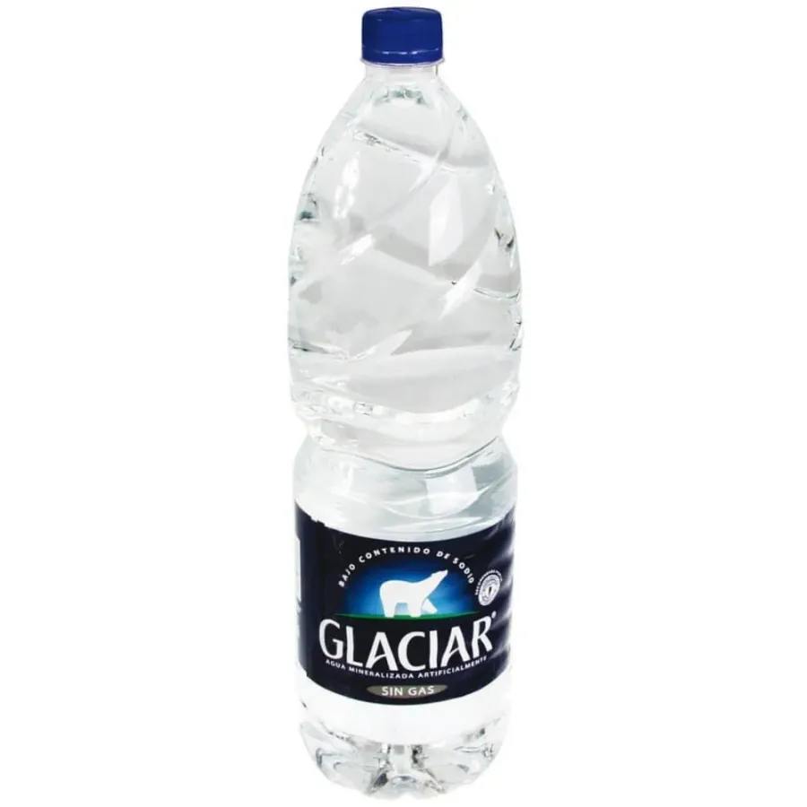 AGUA MIN. GLACIAR SIN GAS 6 X 2 LT.