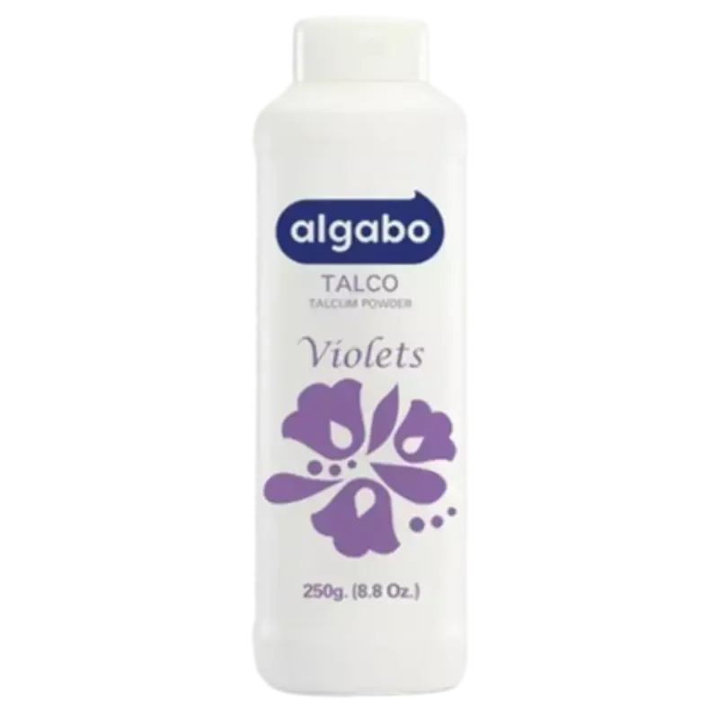 TALCO ALGABO TALQUERA X 250GRS VIOLETS