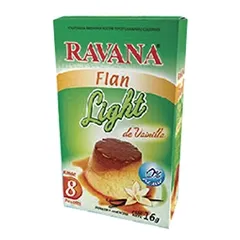 FLAN RAVANA LIGHT VAINILLA 12 X 16GRS