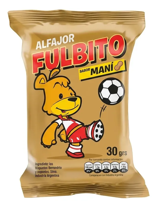 ALFAJOR FULBITO RELL MANI 40 X 30GRS