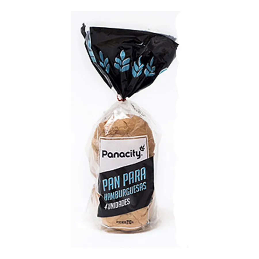 PAN PANACITY PARA HAMBURGUESAS*4UN