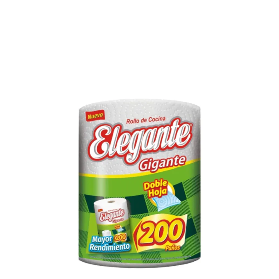 ROLLO DE COCINA ELEGANTE BCO DOBLE 12 X 1 X 200