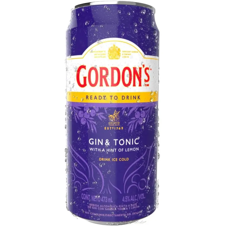GIN GORDON TONIC LATA 6*4*473CC