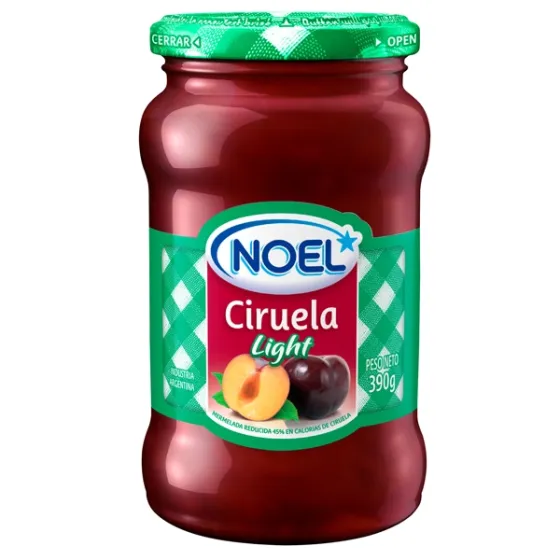 MERMELADA. NOEL CIRUELA LIGHT 12*390GRS.