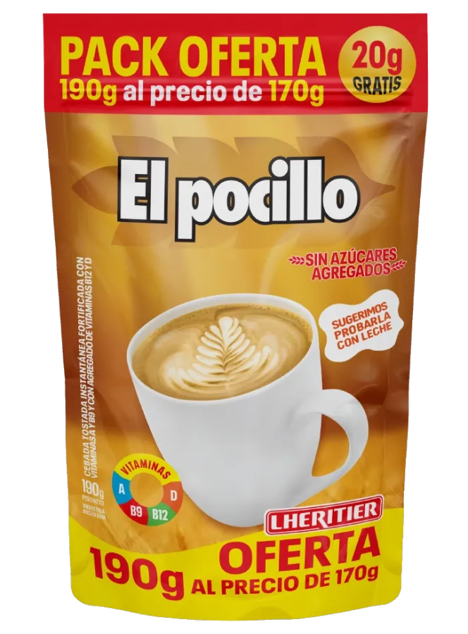 CEBADA EL POCILLO DOYPACK 12 X 190GRS