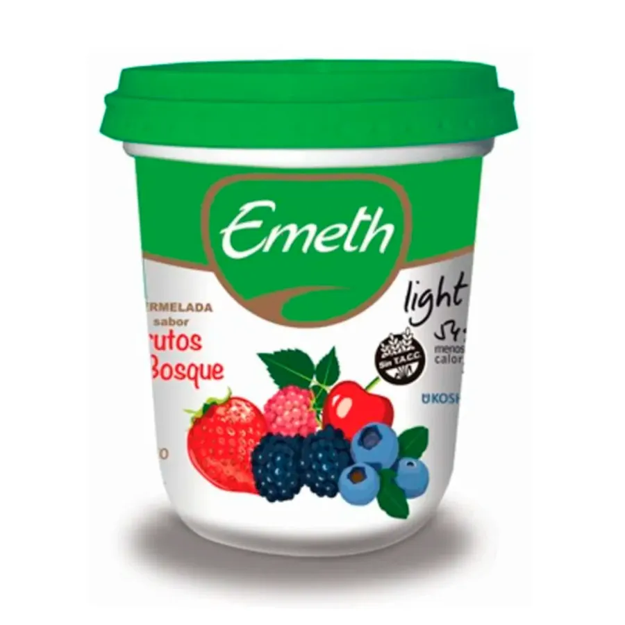 MERMELADA EMETH POTE FRUTOS BOSQUE LIGHT 12 X 420GR