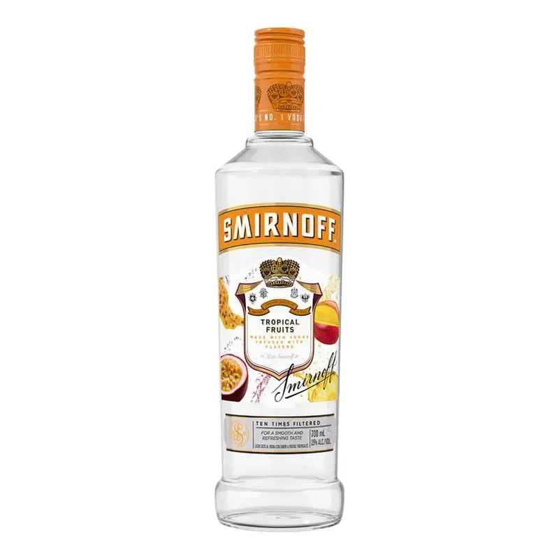 VODKA SMIRNOFF TROPICAL FRUITS 6*700CC