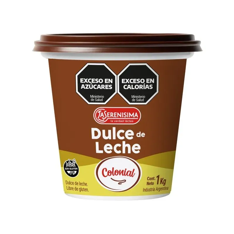 DULCE DE LECHE LA SERENISIMA COLONIAL*1KG