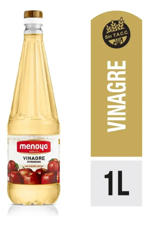 VINAGRE MENOYO MANZANA 12*1LT